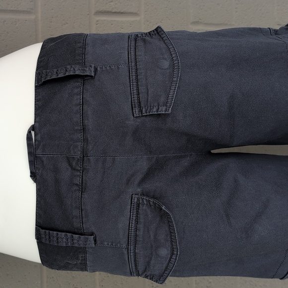 Vintage‎ Y2K Alice + Olivia Navy Blue Low Rise Cargo Jogger Pants Size 8 - Picture 6 of 10